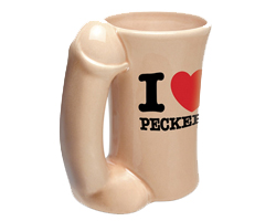 I Love Peckers Coffee Mug