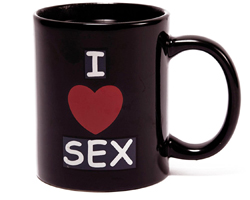 I Love Sex Heat Changing Coffee Mug Gift