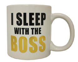 I Sleep With The Boss Coffee Mug